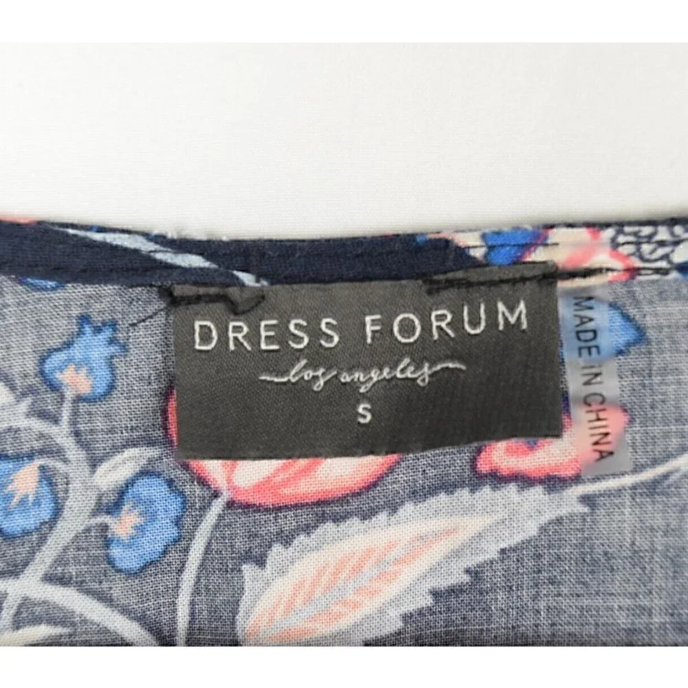 DRESS FORUM LOS ANGELES FLORAL PRINT SHORTS ROMPER